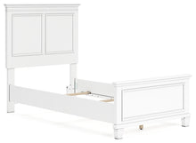 Load image into Gallery viewer, Fortman Twin Panel Bed with Mirrored Dresser, Chest and 2 Nightstands
