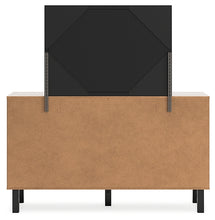 Load image into Gallery viewer, Vessalli King Panel Bed with Mirrored Dresser and Nightstand
