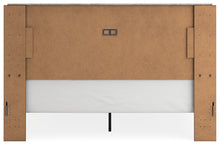 Load image into Gallery viewer, Vessalli King Panel Bed with Mirrored Dresser and Nightstand
