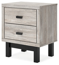 Load image into Gallery viewer, Vessalli King Panel Bed with Mirrored Dresser and Nightstand
