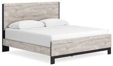 Load image into Gallery viewer, Vessalli King Panel Bed with Mirrored Dresser and Nightstand

