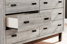 Load image into Gallery viewer, Vessalli King Panel Bed with Mirrored Dresser and Nightstand
