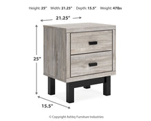 Load image into Gallery viewer, Vessalli King Panel Bed with Mirrored Dresser and Nightstand
