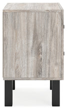 Load image into Gallery viewer, Vessalli King Panel Bed with Mirrored Dresser and Nightstand

