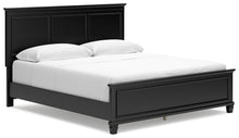 Load image into Gallery viewer, Lanolee California King Panel Bed with Mirrored Dresser, Chest and Nightstand
