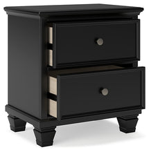 Load image into Gallery viewer, Lanolee California King Panel Bed with Mirrored Dresser, Chest and Nightstand
