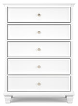 Load image into Gallery viewer, Fortman King Panel Bed with Mirrored Dresser and Chest
