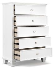 Load image into Gallery viewer, Fortman King Panel Bed with Mirrored Dresser and Chest
