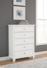 Load image into Gallery viewer, Fortman King Panel Bed with Mirrored Dresser and Chest
