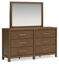 Load image into Gallery viewer, Cabalynn Queen Panel Bed with Storage with Mirrored Dresser and Nightstand

