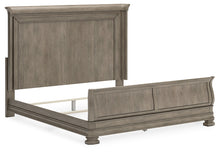Load image into Gallery viewer, Lexorne King Sleigh Bed with Mirrored Dresser and 2 Nightstands
