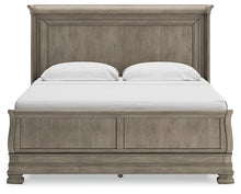 Load image into Gallery viewer, Lexorne King Sleigh Bed with Mirrored Dresser and 2 Nightstands
