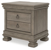 Load image into Gallery viewer, Lexorne King Sleigh Bed with Mirrored Dresser and 2 Nightstands
