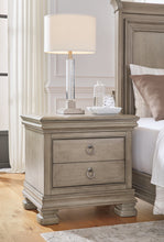 Load image into Gallery viewer, Lexorne King Sleigh Bed with Mirrored Dresser and 2 Nightstands
