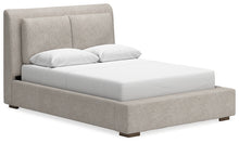 Load image into Gallery viewer, Cabalynn Queen Upholstered Bed with Mirrored Dresser, Chest and 2 Nightstands
