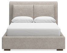 Load image into Gallery viewer, Cabalynn Queen Upholstered Bed with Mirrored Dresser, Chest and 2 Nightstands
