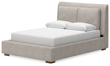 Load image into Gallery viewer, Cabalynn Queen Upholstered Bed with Mirrored Dresser, Chest and 2 Nightstands
