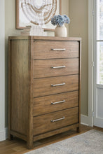 Load image into Gallery viewer, Cabalynn Queen Upholstered Bed with Mirrored Dresser, Chest and 2 Nightstands

