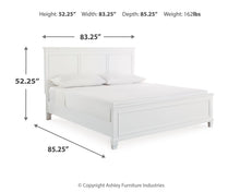 Load image into Gallery viewer, Fortman King Panel Bed with Mirrored Dresser and Nightstand
